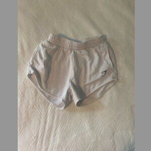 White Cotton Gymshark Shorts Size XS